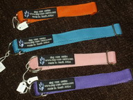 Red D -ring collar